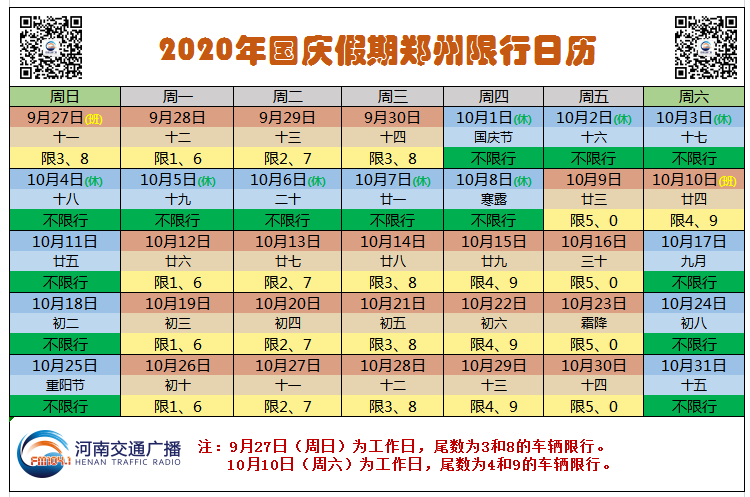 郑州国庆限号吗-2021年郑州国庆限号-第2张图片