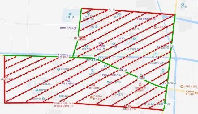 大城限行区域，大城限行区域图最新-第7张图片