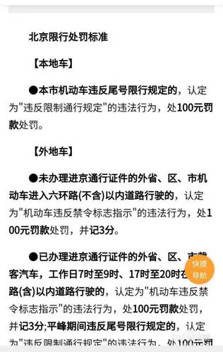 【北京限号违章怎么处罚,北京限号违章怎么处罚的】-第4张图片