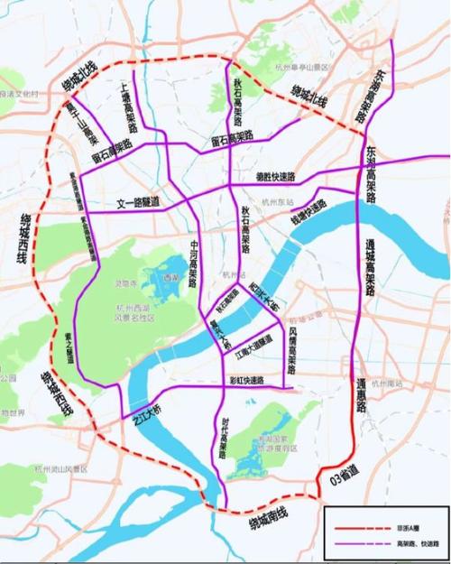 杭州限行区域地图，杭州限行区域地图2023-第6张图片