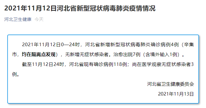 2021年河北疫情最新报道(2021年河北疫情分布图最新消息)-第4张图片