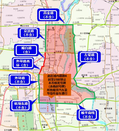 顺义外地车限行区域/顺义外地车限行区域2020-第1张图片