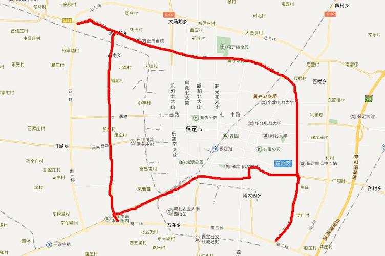 【保定限行范围,保定限行范围地图高清】-第4张图片