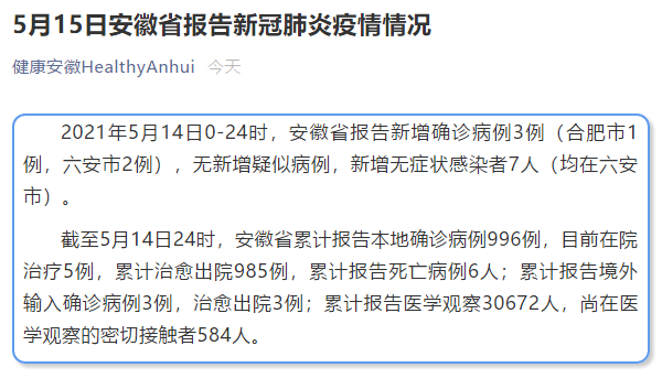 【安徽昨日疫情,安徽昨日疫情最新消息】-第3张图片