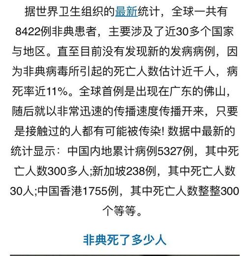 2013非典疫情数据/2013年非典起源地及死亡人数-第2张图片