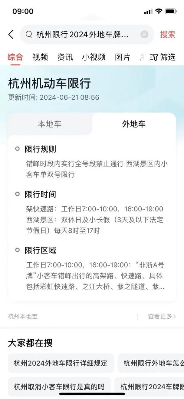 杭州市外地车限行-杭州市外地车限行时间2023最新规定是什么-第2张图片