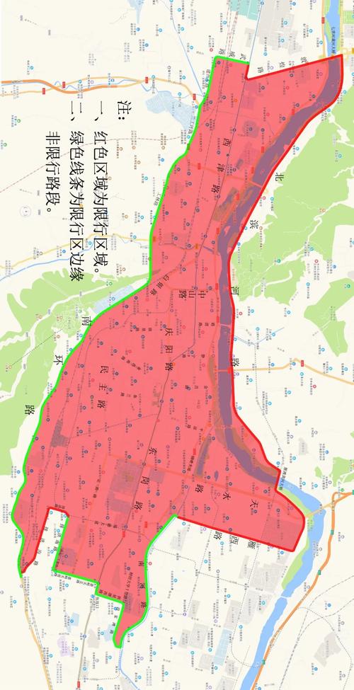 兰州限行区域-兰州限行区域地图详细 机动车-第3张图片