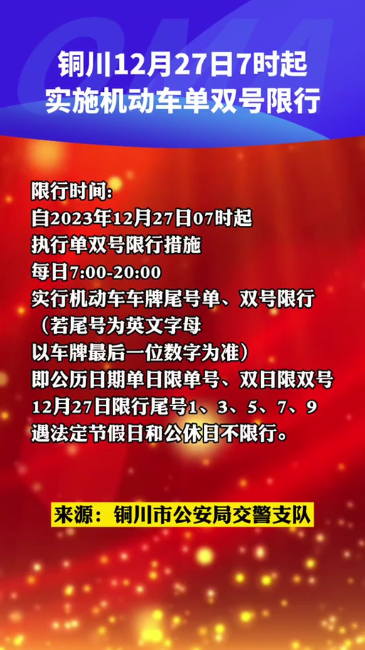 【铜川市限行,铜川限行怎么处罚】-第6张图片