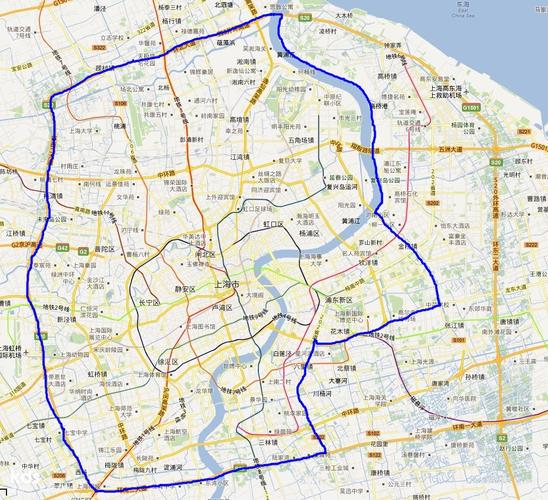 沪c限行区域地图(沪c限行路段图)-第5张图片