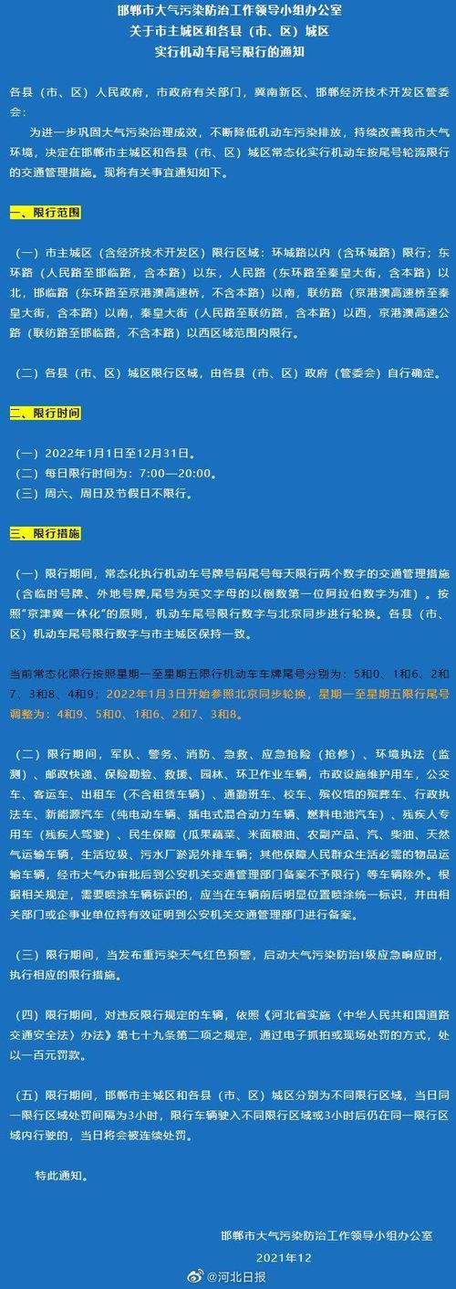 最新限行通知(秦皇岛最新限行通知)-第5张图片