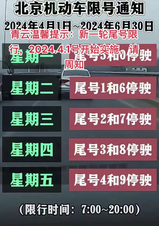 北京限行表，北京限行表2025-第3张图片