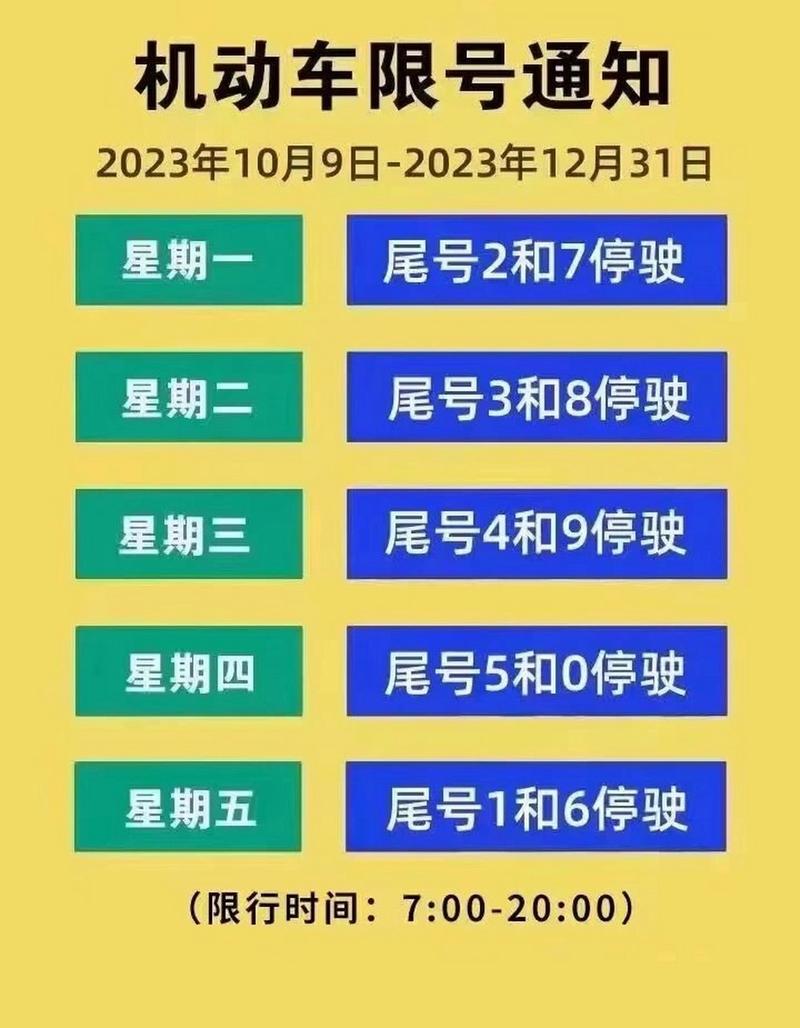 北京十月限行-北京十月限行号码七号以后-第4张图片