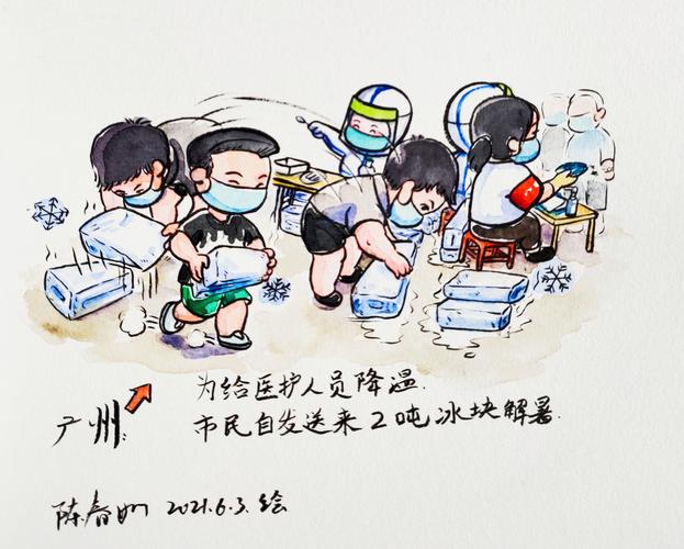 抗战疫情的画，画抗战疫情的简笔画-第3张图片