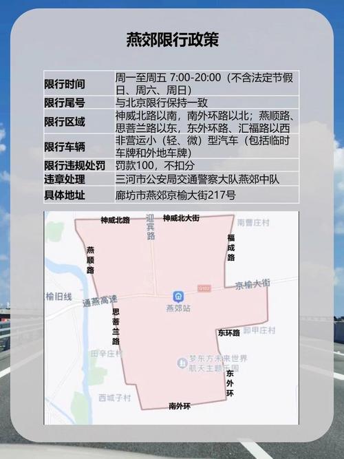 燕郊限行区域/燕郊限行号是多少-第6张图片