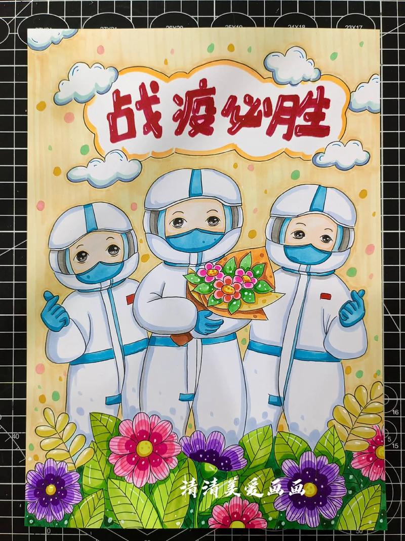 疫情防控画画，疫情防控 画画