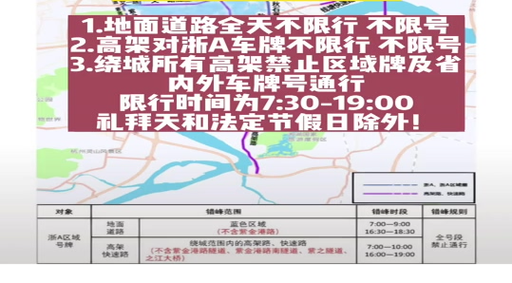 杭州高架限行区域(杭州高架限行区域有哪些)-第1张图片 杭州高架限行区域(杭州高架限行区域有哪些)-第1张图片
