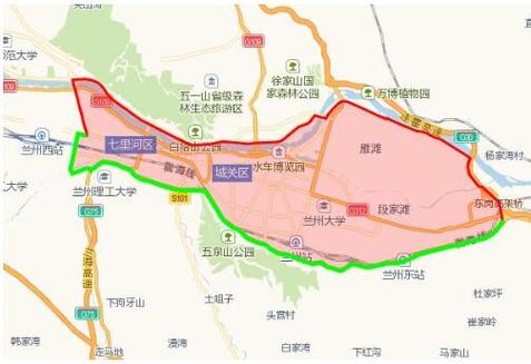 【兰州机动车限行范围,兰州机动车限行范围图示】-第6张图片