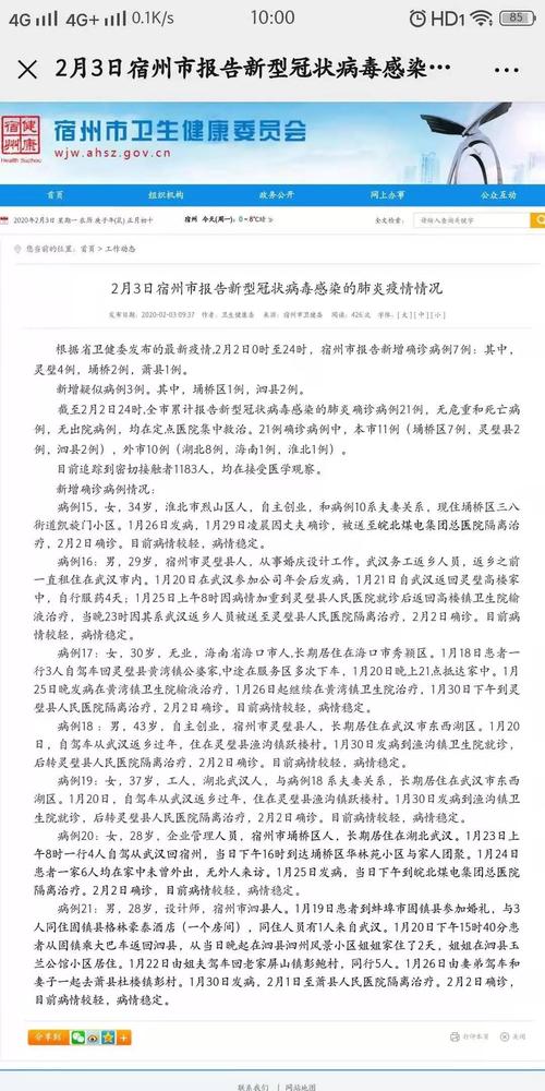 安徽宿迁疫情/安徽宿州疫情官方消息-第4张图片 安徽宿迁疫情/安徽宿州疫情官方消息-第4张图片