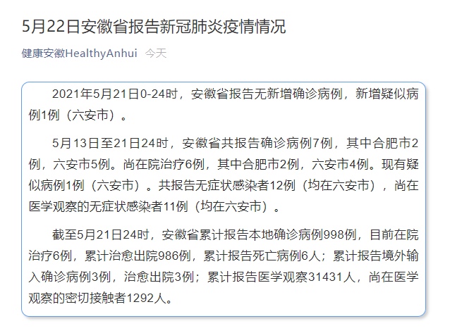 安徽70例疫情(安徽疫情感染者)-第5张图片