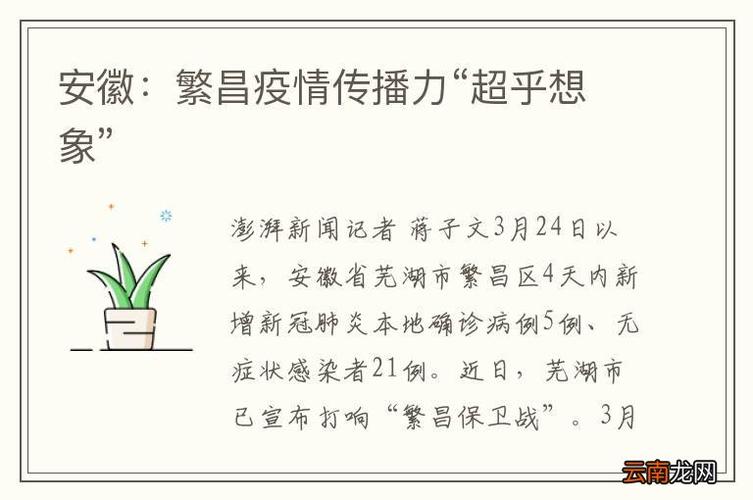 安徽防控疫情(安徽 防控)-第4张图片