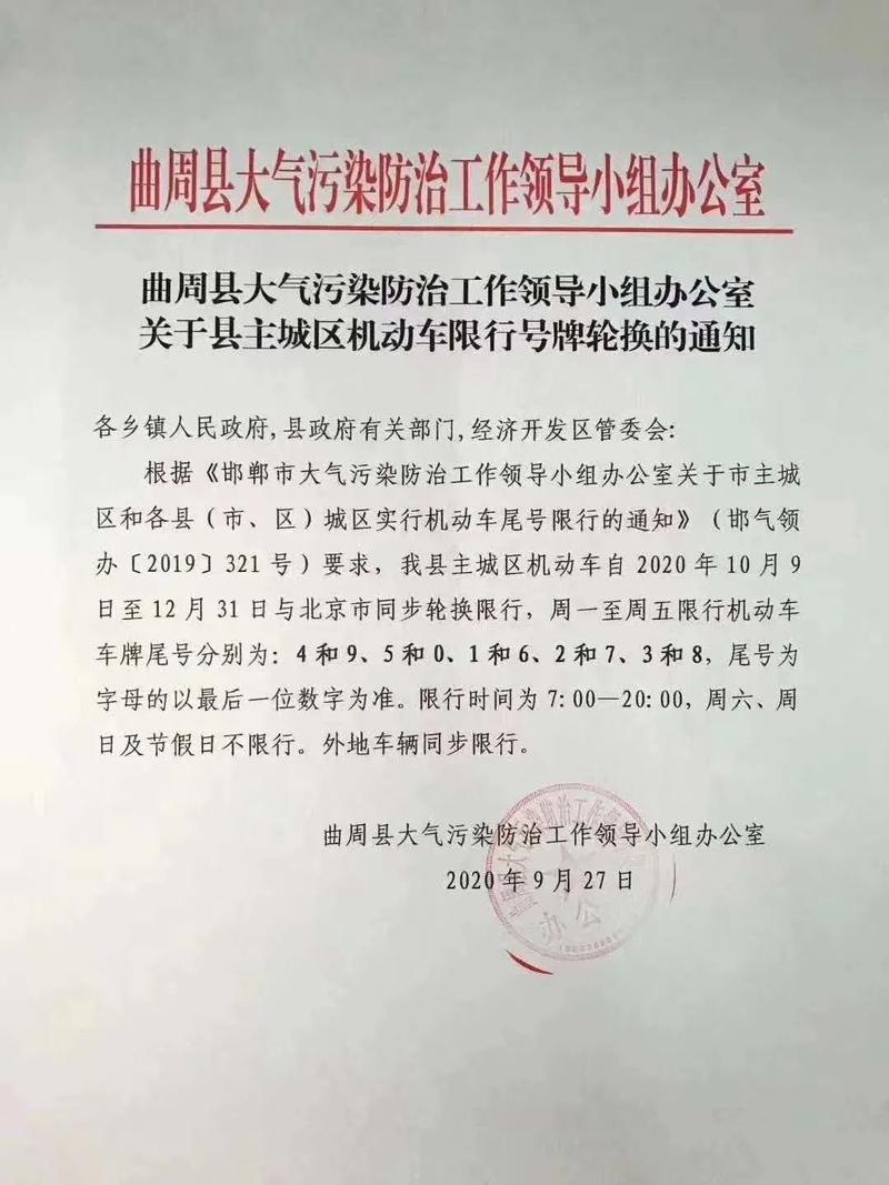 明天机动车限号是多少/明天车辆限行多少号?-第8张图片
