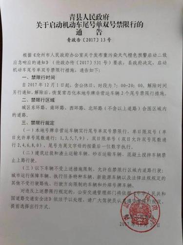 青县今天限号吗-青县今天限号吗?-第4张图片
