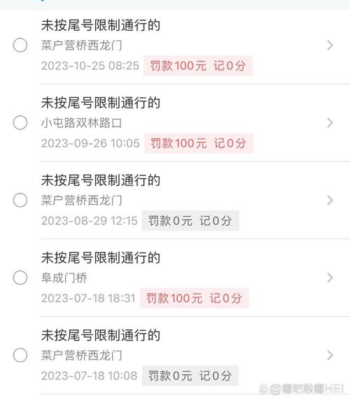 2016限行尾号北京处罚/限行尾号北京罚多少钱-第5张图片