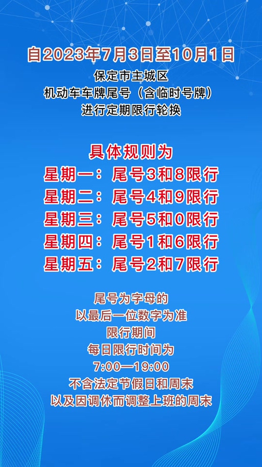 2017年5月霸州限号吗，2020年霸州限号区域图-第4张图片