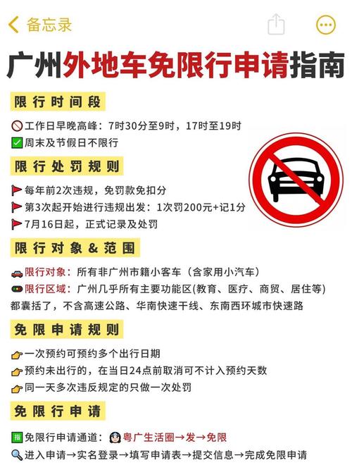 广州限行申请-广州限行申请一个月可以可以申请几次-第4张图片