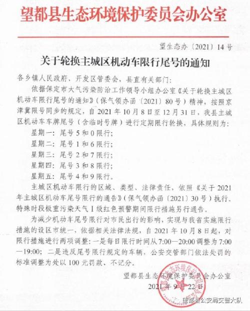 望都县今天限什么号,望都县今天限号多少-第1张图片 望都县今天限什么号,望都县今天限号多少-第1张图片