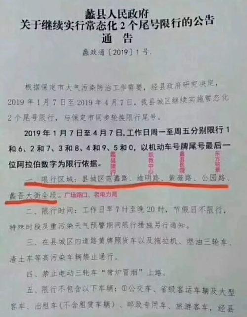 保定蠡县限号/保定蠡县限号查询今天2024年-第3张图片